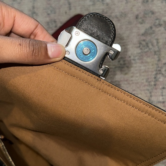 COACH Black Denim Tabby purse - Picture 5 of 6